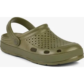 Dámské pantofle Obuv COQUI Clogsy LINDO Army Green Zlatá 37