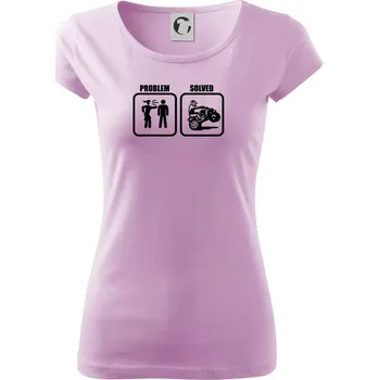 Dámské tričko Problem quad / čtyřkolka - Dámské triko Pure - XS ( Orchid )