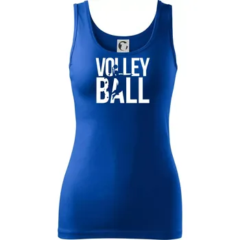 Dámské oblečení Volleyball nápis - Dámské tílko - S ( Královská modrá )