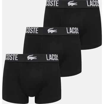 Boxerky Boxerky Lacoste 3-pack 5H2393 černá 99X, vel. L
