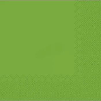 Papírový ubrousek POL-MAK Ubrousek jednobarevný MAKI 33x33cm 3vrstvý zelený 20ks
