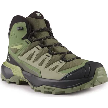 Pánská treková obuv Salomon X Ultra 360 Mid GTX M L47447700 - olive night/slate green/southern moss 43 1/3