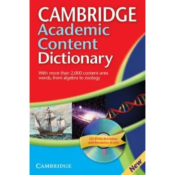 Slovník Cambridge Academic Content Dictionary Reference Book with CD-ROM (Cambridge University Press)(Brožovaná)