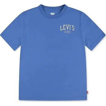 Chlapecké tričko Dětské tričko Levi's ALWAYS ORIGINAL TEE modrá barva, s potiskem, 8EN858 55X, vel. 110