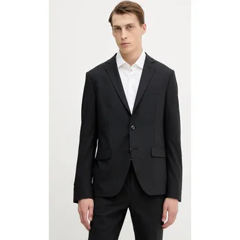 Dámské sako Blazer s příměsí vlny Mos Mosh JAMES 508670 černá 99X, vel. 56
