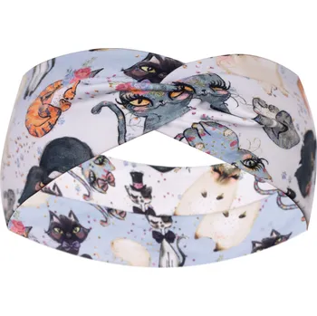 Čelenka Ebbie Bavlněná čelenka - KOČIČKY Velikost: M