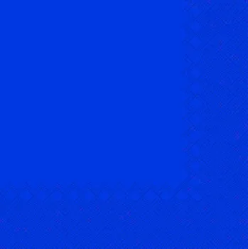 Papírový ubrousek POL-MAK Ubrousek jednobarevný MAKI 33x33cm 3vrstvý modrý 20ks