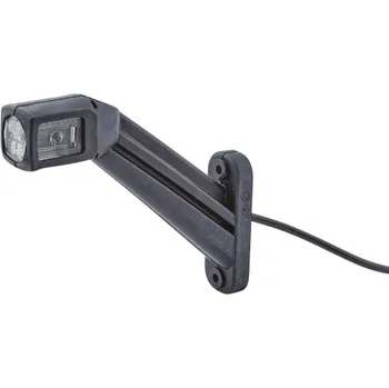 Přídavný světlomet Světlo poziční - tykadlo dlouhé zkosené LED, 12/24V, 50cm kábel, HELLA, levá