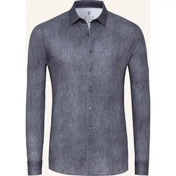 Pánská košile Desoto Pánská Žerzejová Košile Slim Fit, tmavě modrá, 42