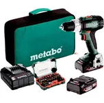 METABO Aku 18V příklepová vrtačka SB 18 L (pouzdro, 2x akumulátor 2 Ah, sada bitů) 614053900