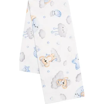 New Baby Flanelová plena s potiskem bílá 70 x 80 cm, koala/modrá