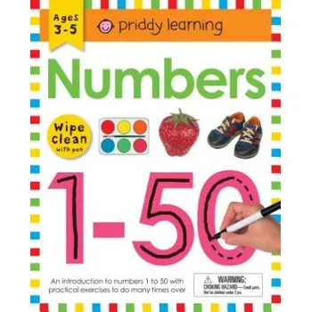 Kniha WIPE CLEAN WORKBOOK NUMBERS 150 (Roger Priddy)(Brožovaná)