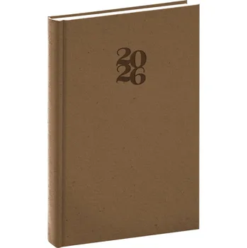 Kalendář Denní diář Essenza 2026 oříšek