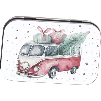 Mýdlo Vánoční tuhé mýdlo 80 g v plechové krabičce – Vánoce (van)