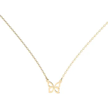Náhrdelník Náhrdelník s diamantem Butterfly
