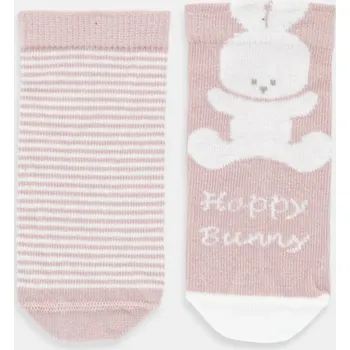 Dětské ponožky United Colors of Benetton 2-pack 6AO5A7005.W.seasonal růžová 03X, vel. 62