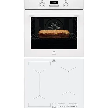Set domácích spotřebičů Electrolux 600 FLEX SurroundCook EOF3H70V + Indukční deska Electrolux EIV63440BW