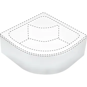 Sprchová vanička Deante Krycí panel sprchové vaničky Deep 80x80 cm, hluboká, akrylát - KTD 042O