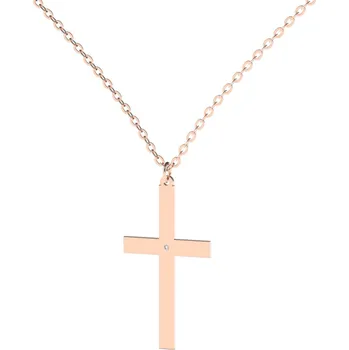 Náhrdelník Náhrdelník s diamantem Cross