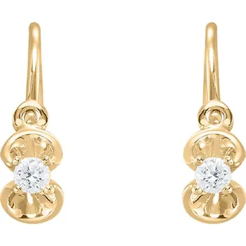 Náušnice Dětské náušnice s diamantem First Diamond