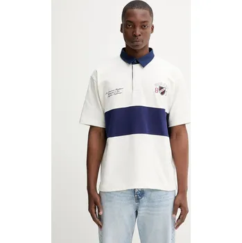 Pánské tričko Bavlněné polo tričko Guess Jeans M5YP06.KCYM1 béžová 01A, vel. S