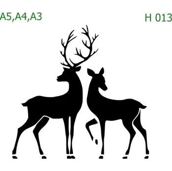 Šablona H 013 - A4 , Lepící fólie