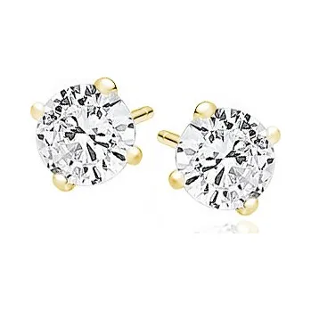 Náušnice Pozlacené náušnice JOANNA 6 mm Ag 925/1000