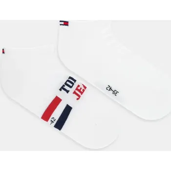 Dámské ponožky Kotníkové ponožky Tommy Jeans 2-pack 701236736 bílá 00X, vel. 35/38