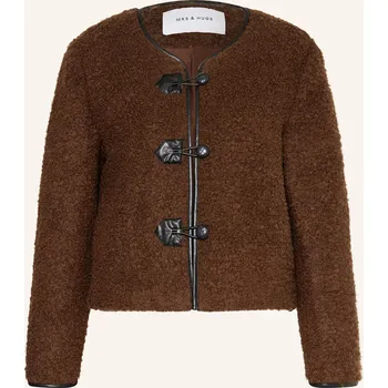 Mrs & Hugs Dámská Bunda, tmavě hnědá, 36