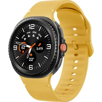 Ostatní příslušenství k chytrým hodinkám VSECHNONAMOBIL 116956 SILICONE Vyměnitelný řemínek pro Samsung Galaxy Watch8 / Watch8 Classic žlutý