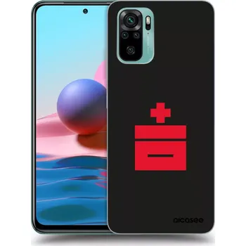 Pouzdro na mobilní telefon Picasee silikonový černý obal pro Xiaomi Redmi Note 10 - Le Plastenciaga
