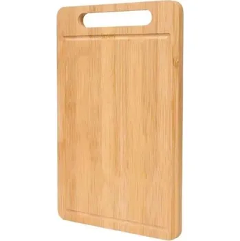 Kuchyňské prkénko Dřevěné kuchyňské prkénko 34 x 22 cm Velké oboustranné krájecí prkénko s rukojetí Na maso zeleninu pečivo Krájecí deska