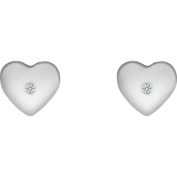 Náušnice Náušnice s diamantem Hearts