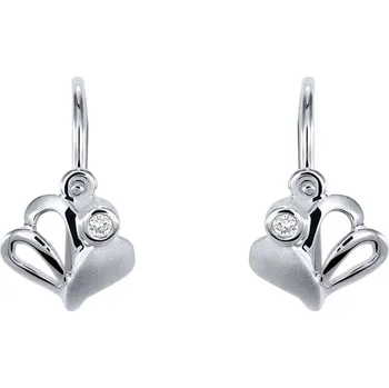 Náušnice Dětské náušnice s diamantem Fashion