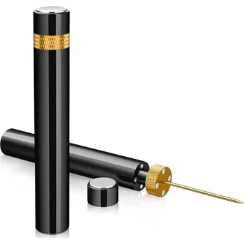 Otvírák Tlakový otvírák na víno s pumpičkou a jehlou Černý vzduchový vývrtka Vakuové otevírání lahve Rychlé použití Bez námahy Bez drolení korku žlutá