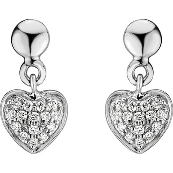 Náušnice Náušnice s diamanty Amazing Heart