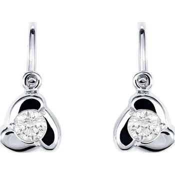 Náušnice Dětské náušnice s diamantem Rose