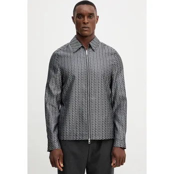 Bunda Michael Kors šedá barva, přechodná, CT52086HN8 90X, vel. XL