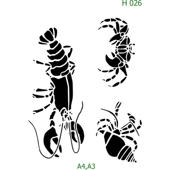 Šablona H 026 - A3 , Nelepící folie