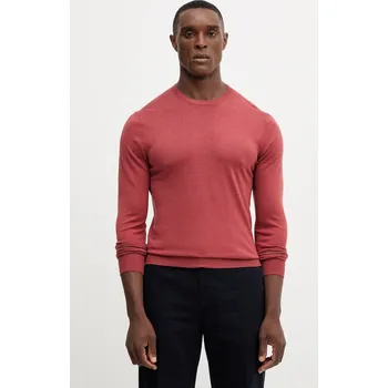 Pánský svetr Vlněný svetr Hackett London pánský, oranžová barva, HM7000006 29A, vel. L