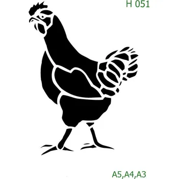 Šablona H 051 - A4 , Lepící fólie