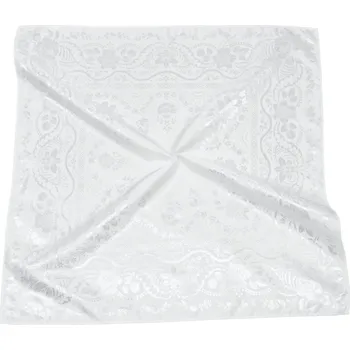 Šátek HEDVA ČESKÝ BROKÁT Šátek Ondrinek VSh 76x76 FLORIA bílá