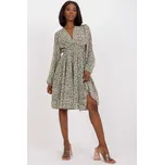 ZULUNA Šaty se zvířecím vzorem khaki Velikost: S