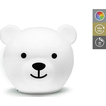 Dětské svítidlo ZAZU Medvídek Bor silikonové vícebarevné