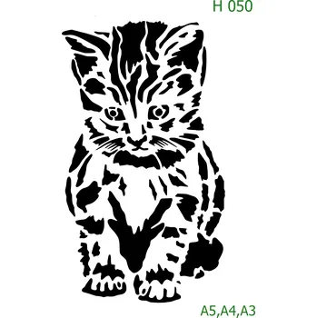 Šablona H 050 - A3 , Nelepící folie