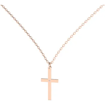 Náhrdelník Náhrdelník s diamantem Little Cross