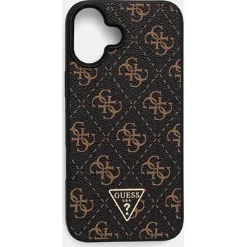 Pouzdro na mobilní telefon Obal na telefon Guess iPhone 16 Plus 6.7" GUHCP16MPG4GPK černá 99X, vel. ONE SIZE