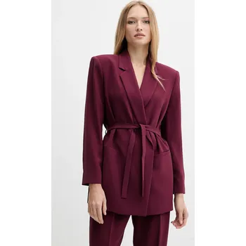 Dámské sako Sako Armani Exchange XW000663.AF10872 burgundské 93X, vel. 36