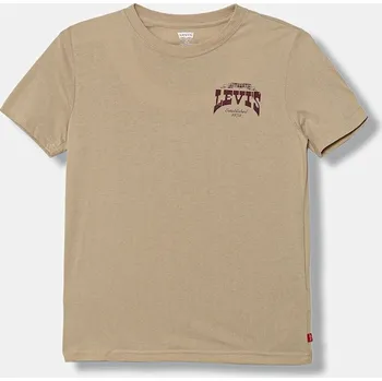 Dětské tričko Levi's GALLOPING FREE TEE 9EN614 béžová 80X, vel. 164