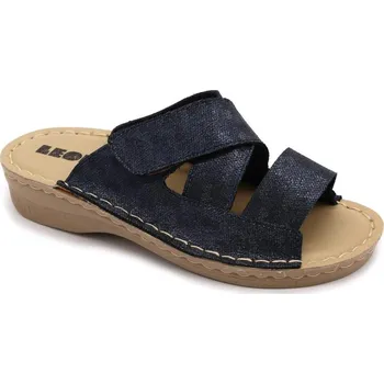 Dámská zdravotní obuv Leon V264 Dámská kožená obuv - Tmavě modrá Velikost: 40